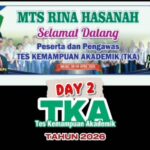 TEST KEMAMPUAN AKADEMIK DI MTS RINA HASANAH SAKETI